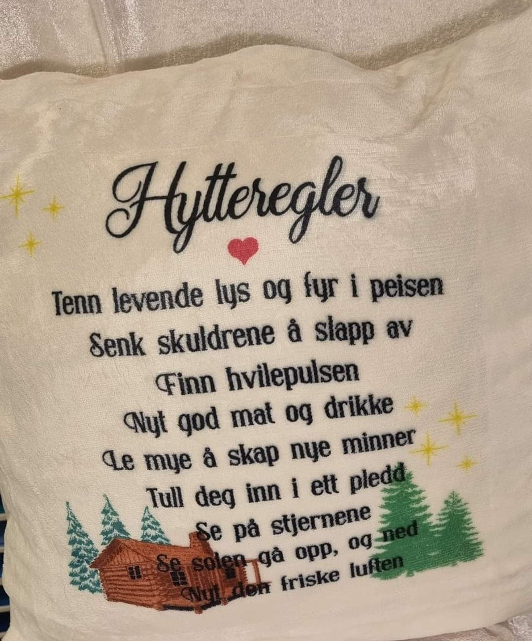Putetrekk med hytteregler