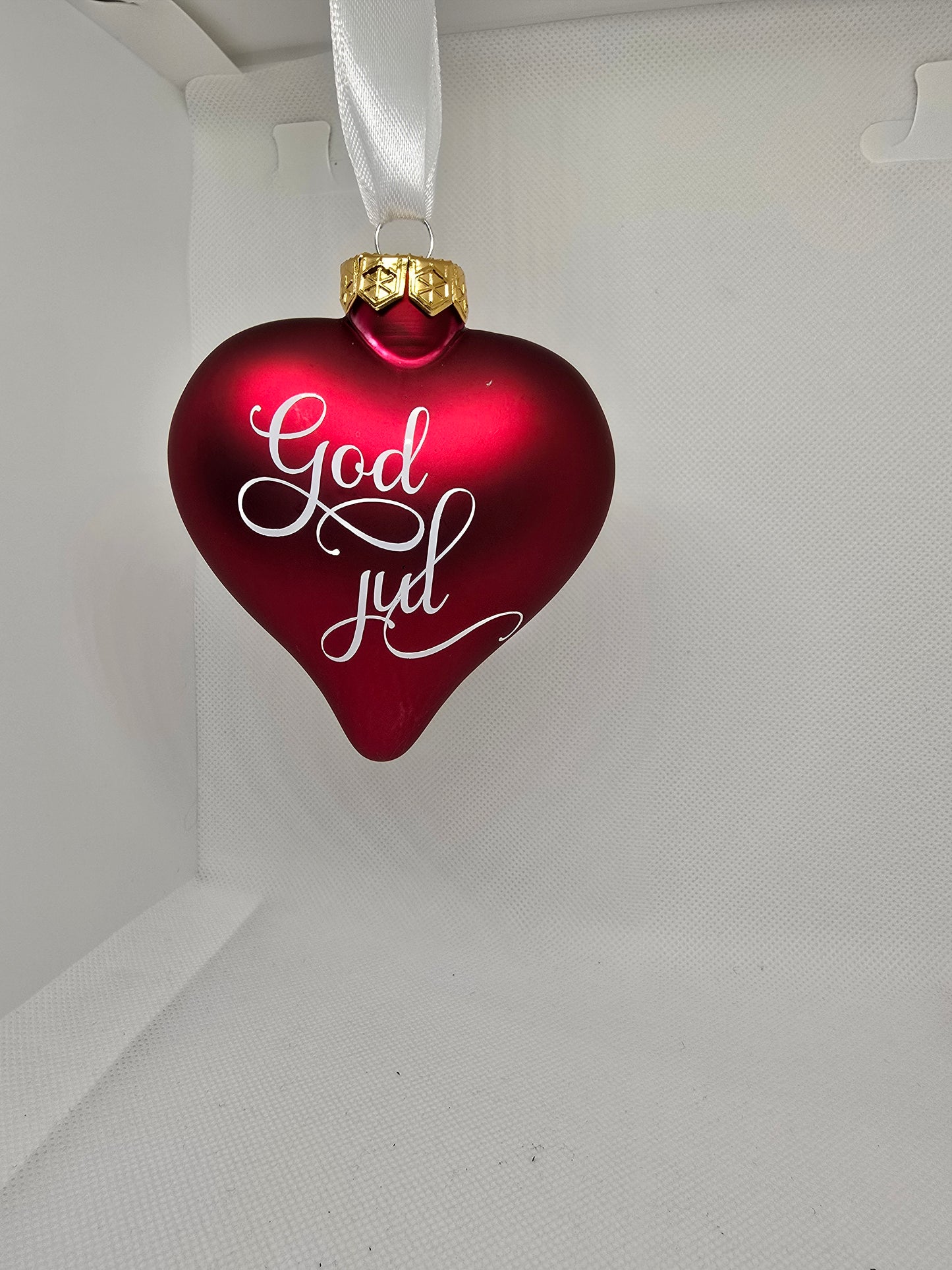 Rødt hjerte god jul