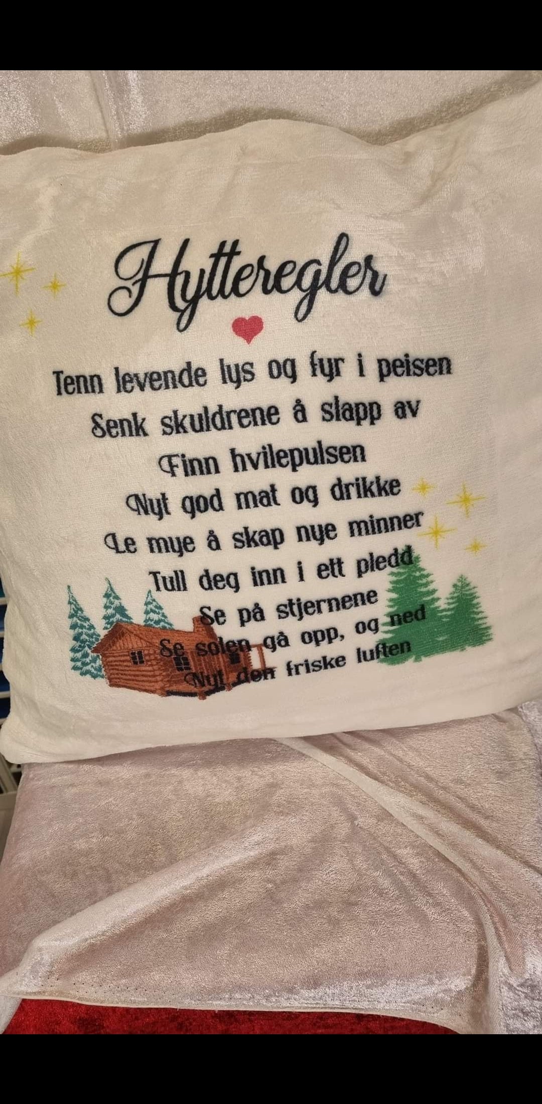 Putetrekk med hytteregler