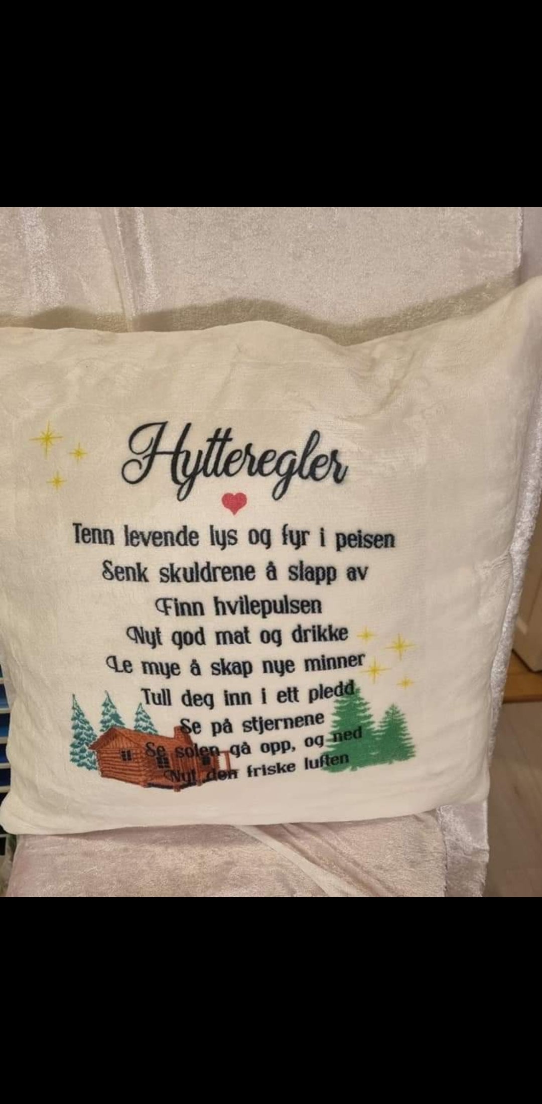 Putetrekk med hytteregler