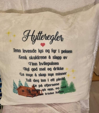 Putetrekk med hytteregler