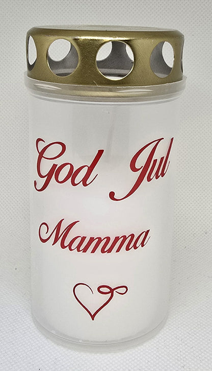 Gravlys med god jul