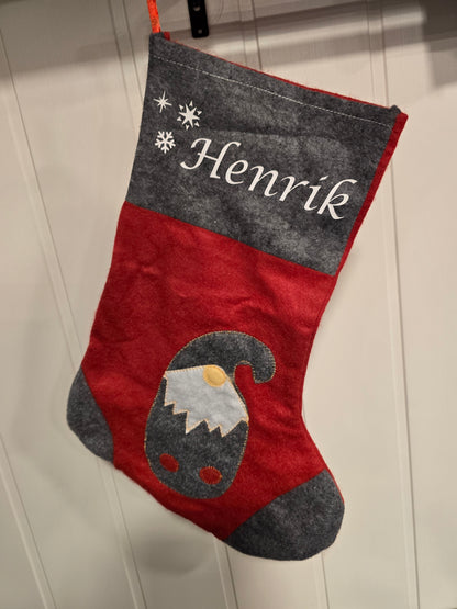 Julestrømpe i filt